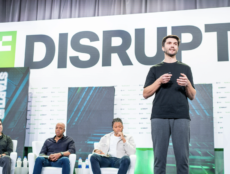 Nat4bio CEO Joaquin Fisch pitches on the Disrupt stage on Oct. 19, 2022